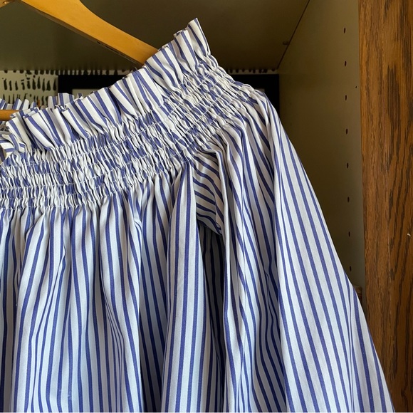 Caroline Constas Striped off Shoulder Lou Top Blouse - Picture 3 of 11